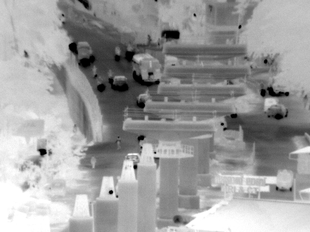 Thermal camera view 2 — component B temperature map