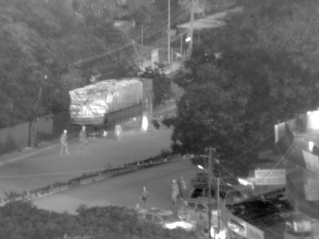 Thermal camera view 1 — closeup of component A